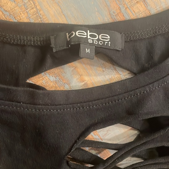 Black Crop Top - Picture 3 of 4